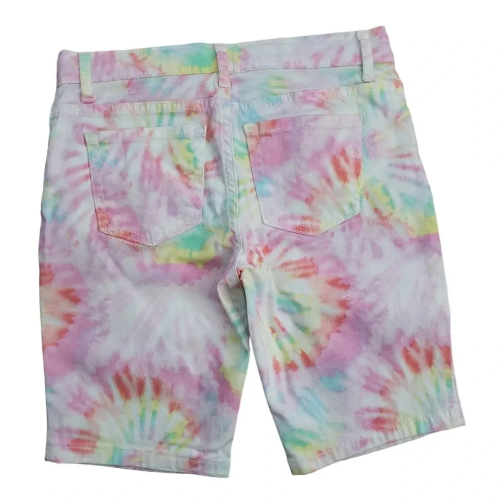 Girls plus tie dye bermuda shorts‎